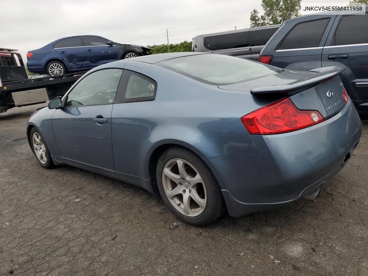 2005 Infiniti G35 VIN: JNKCV54E55M411958 Lot: 71178484