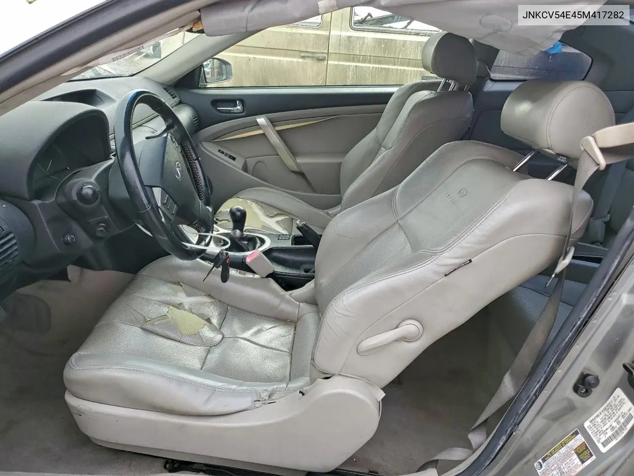 JNKCV54E45M417282 2005 Infiniti G35