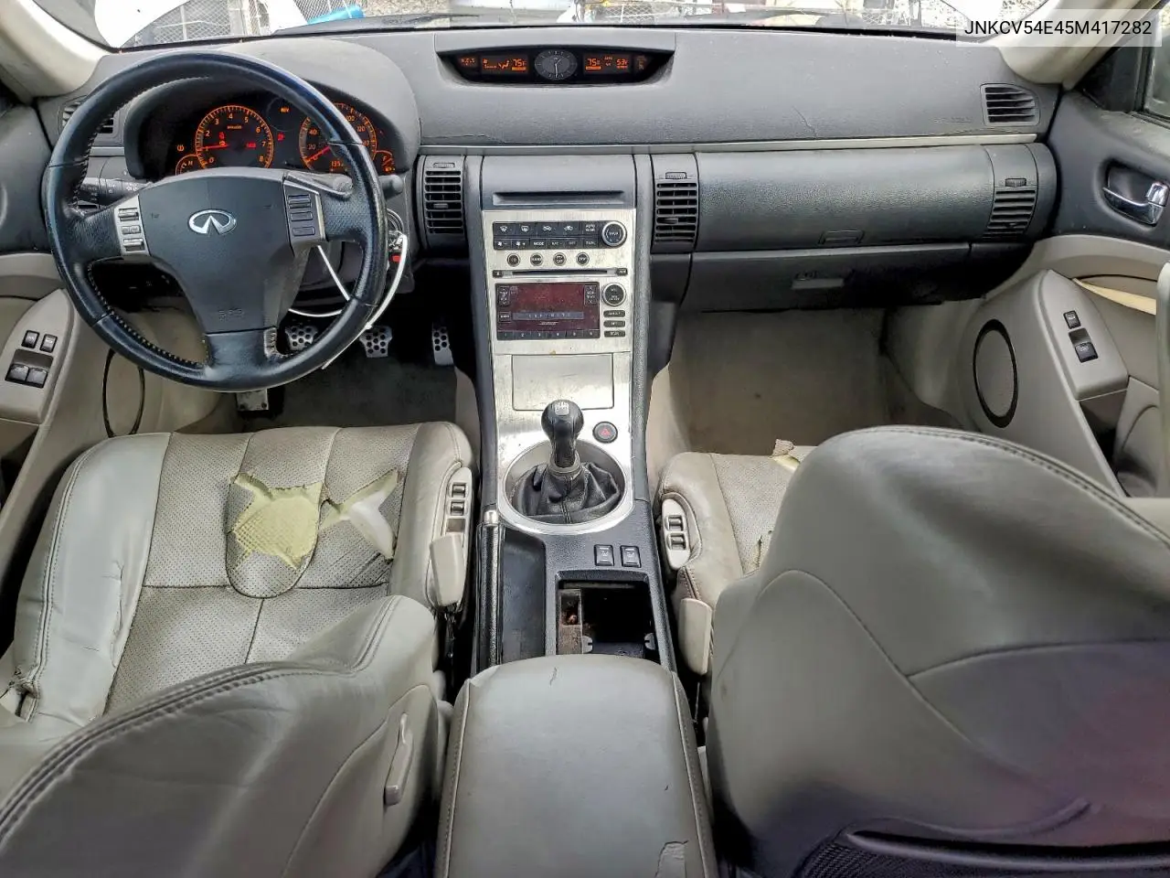 JNKCV54E45M417282 2005 Infiniti G35
