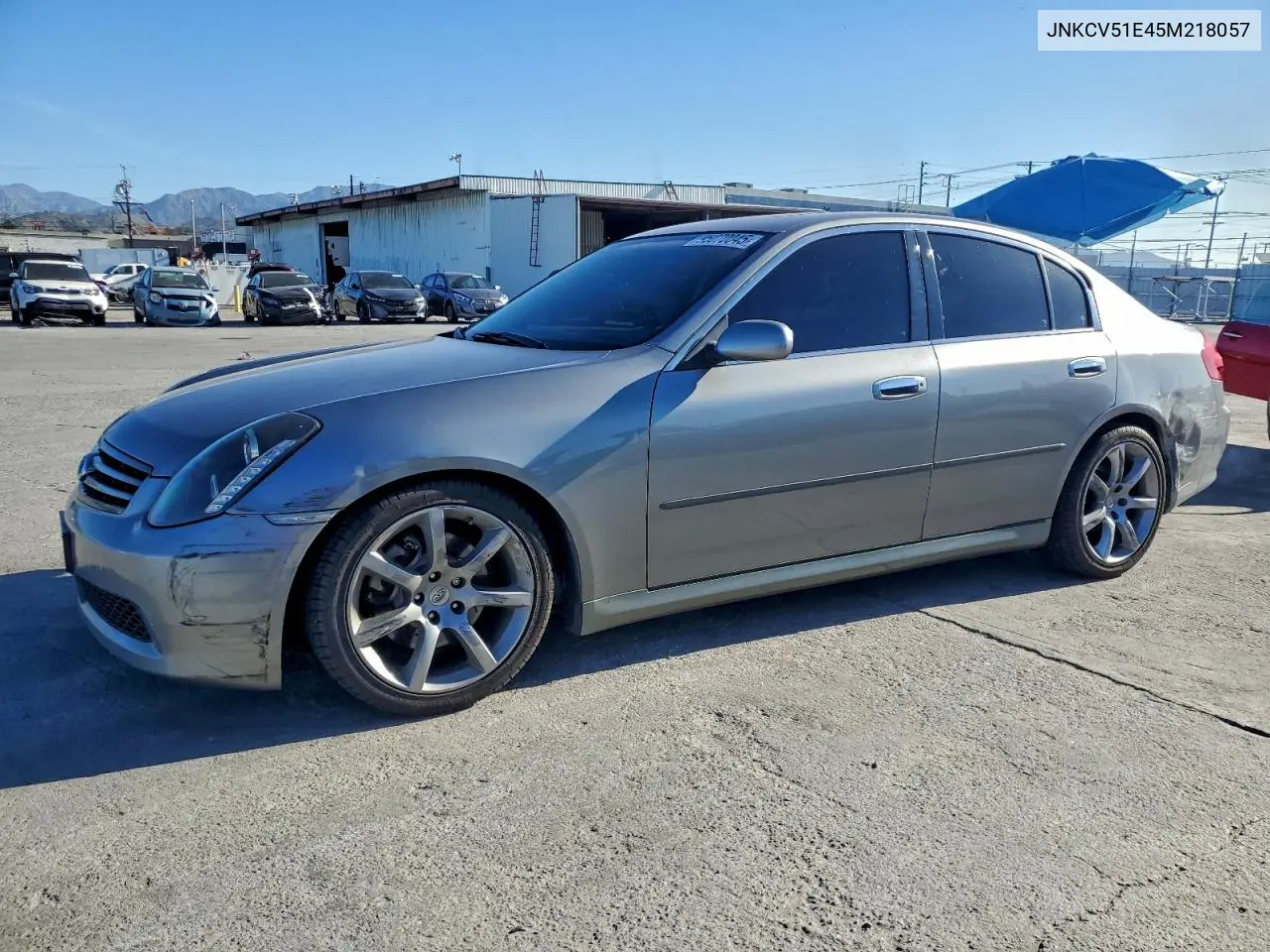 JNKCV51E45M218057 2005 Infiniti G35