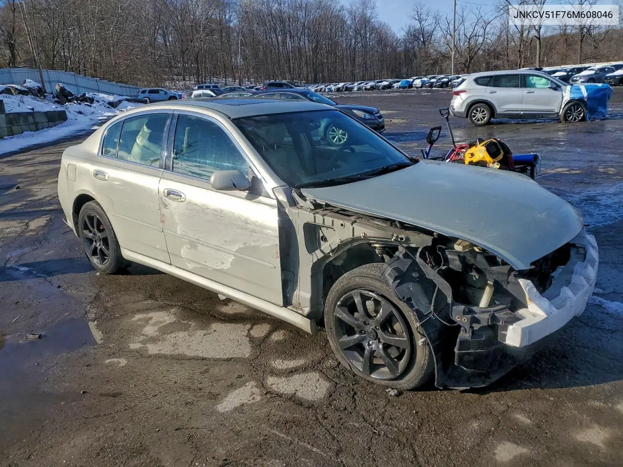 JNKCV51F76M608046 2006 Infiniti G35