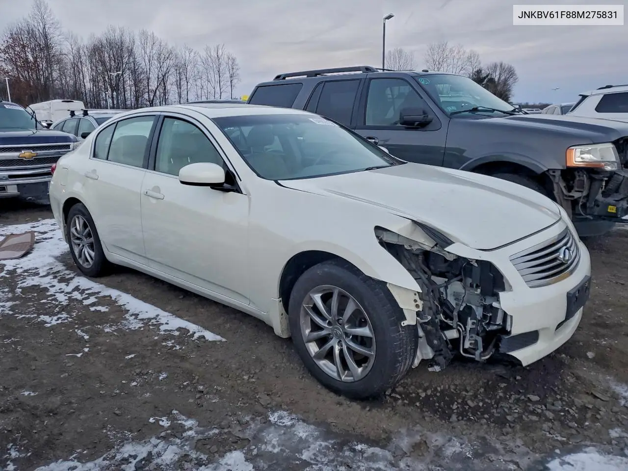 JNKBV61F88M275831 2008 Infiniti G35