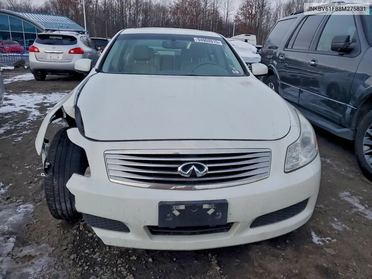 JNKBV61F88M275831 2008 Infiniti G35