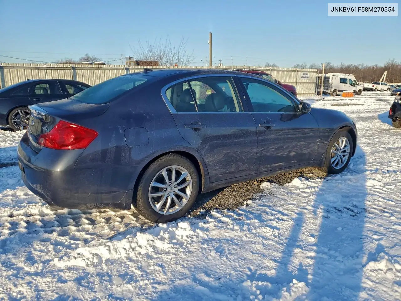 JNKBV61F58M270554 2008 Infiniti G35