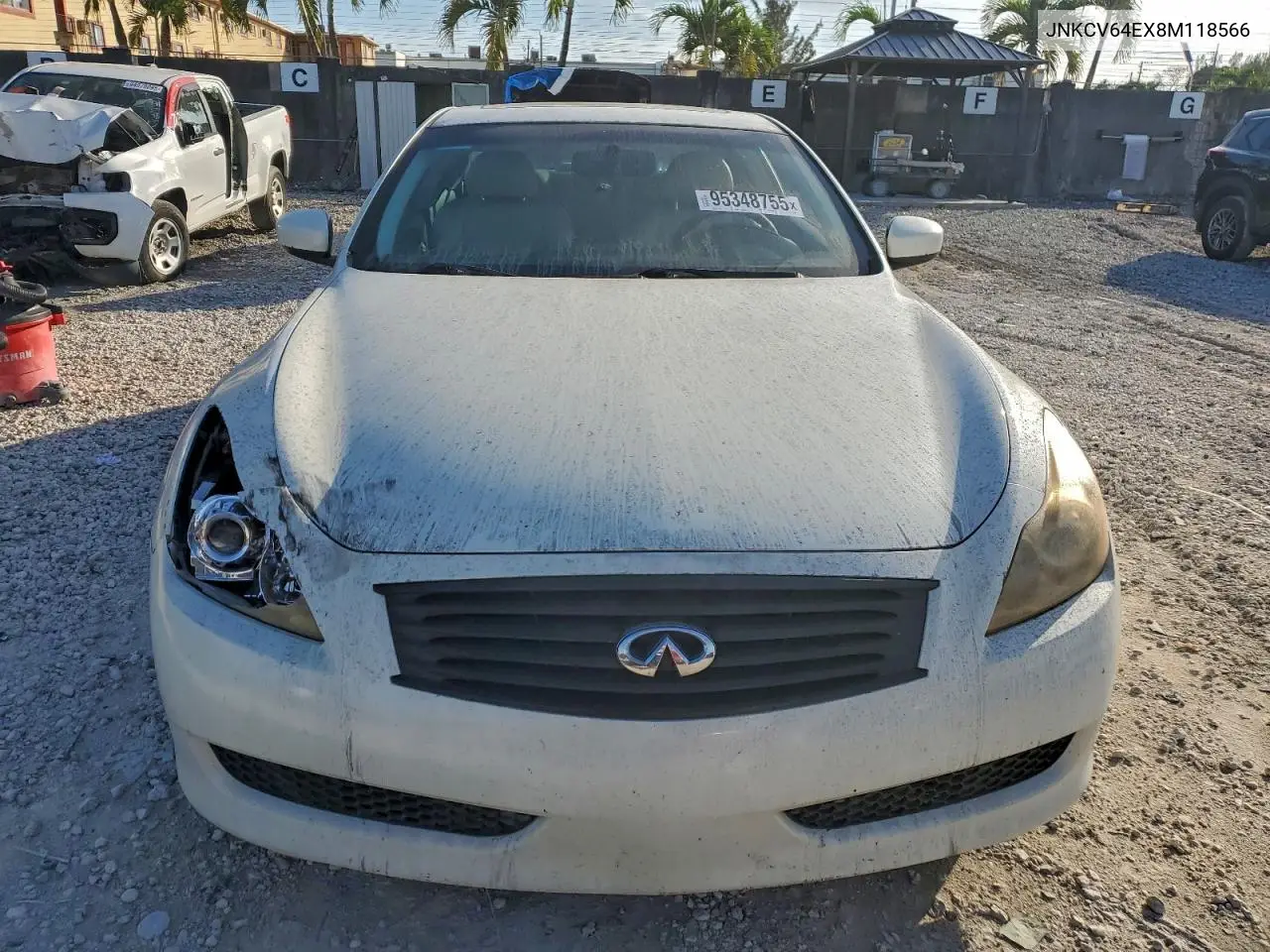 JNKCV64EX8M118566 2008 Infiniti G37 Base