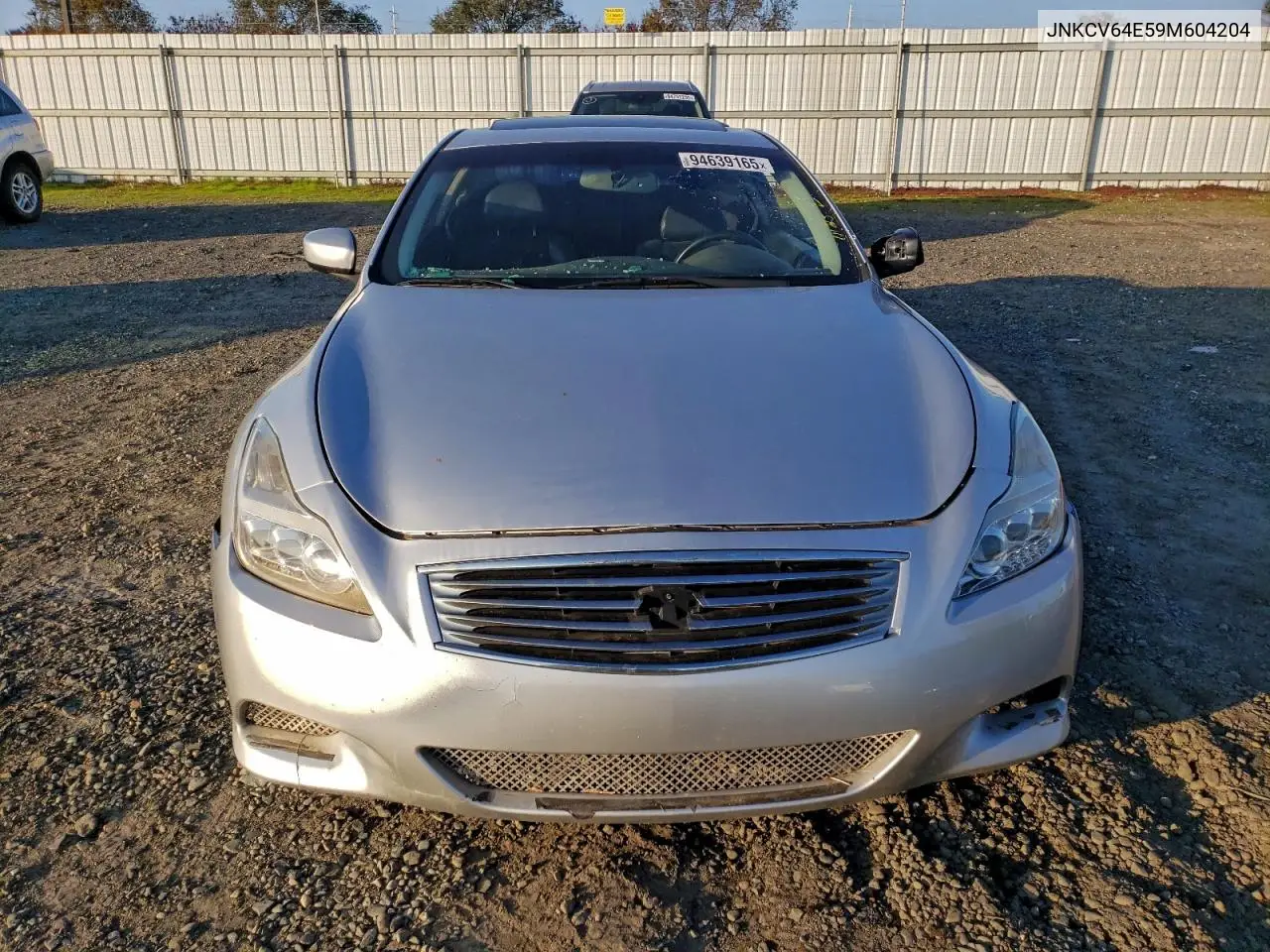 JNKCV64E59M604204 2009 Infiniti G37 Base