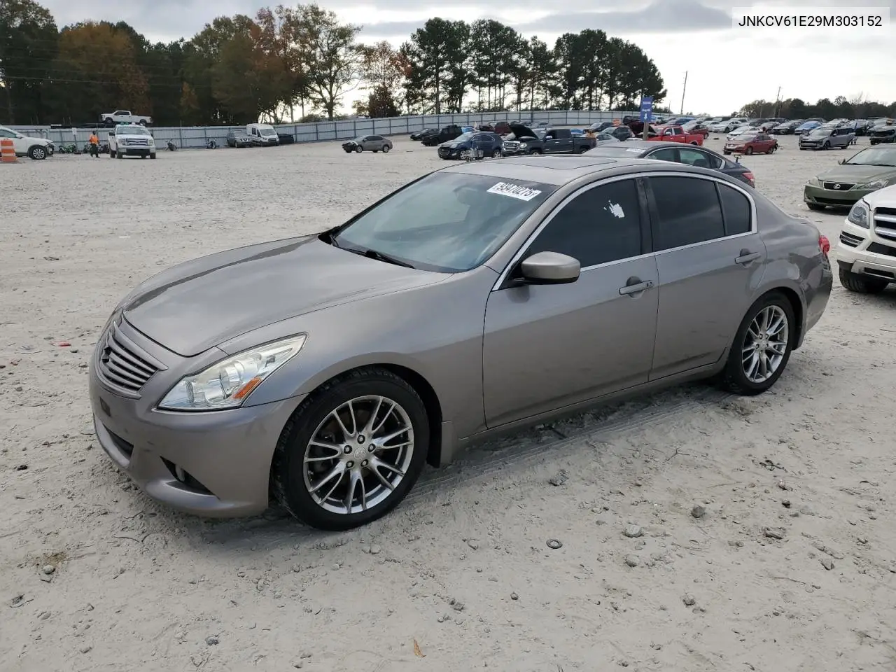JNKCV61E29M303152 2009 Infiniti G37 Base