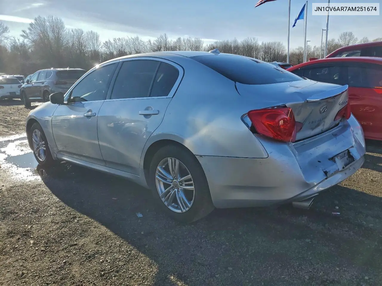 JN1CV6AR7AM251674 2010 Infiniti G37