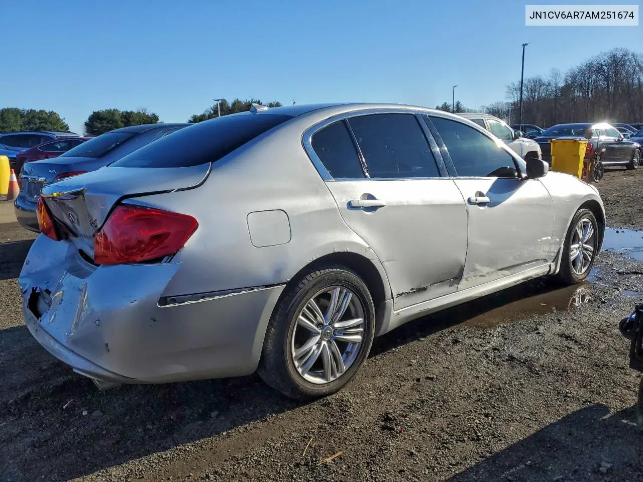 JN1CV6AR7AM251674 2010 Infiniti G37