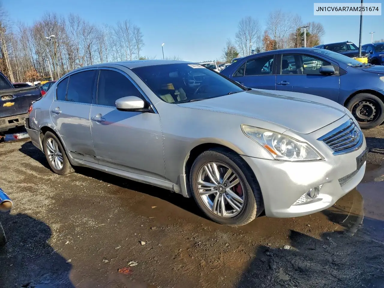JN1CV6AR7AM251674 2010 Infiniti G37