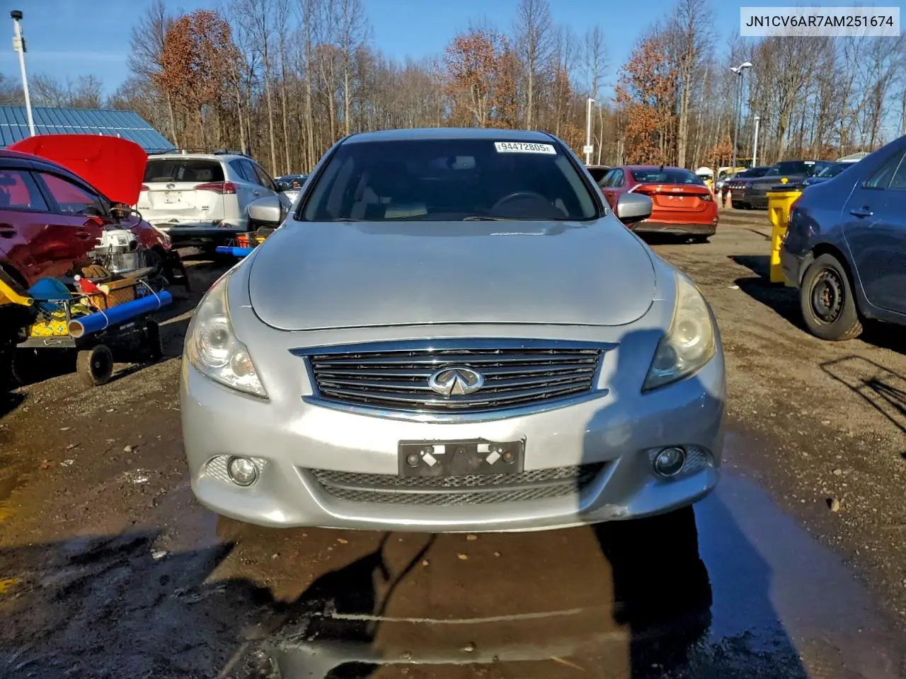 JN1CV6AR7AM251674 2010 Infiniti G37