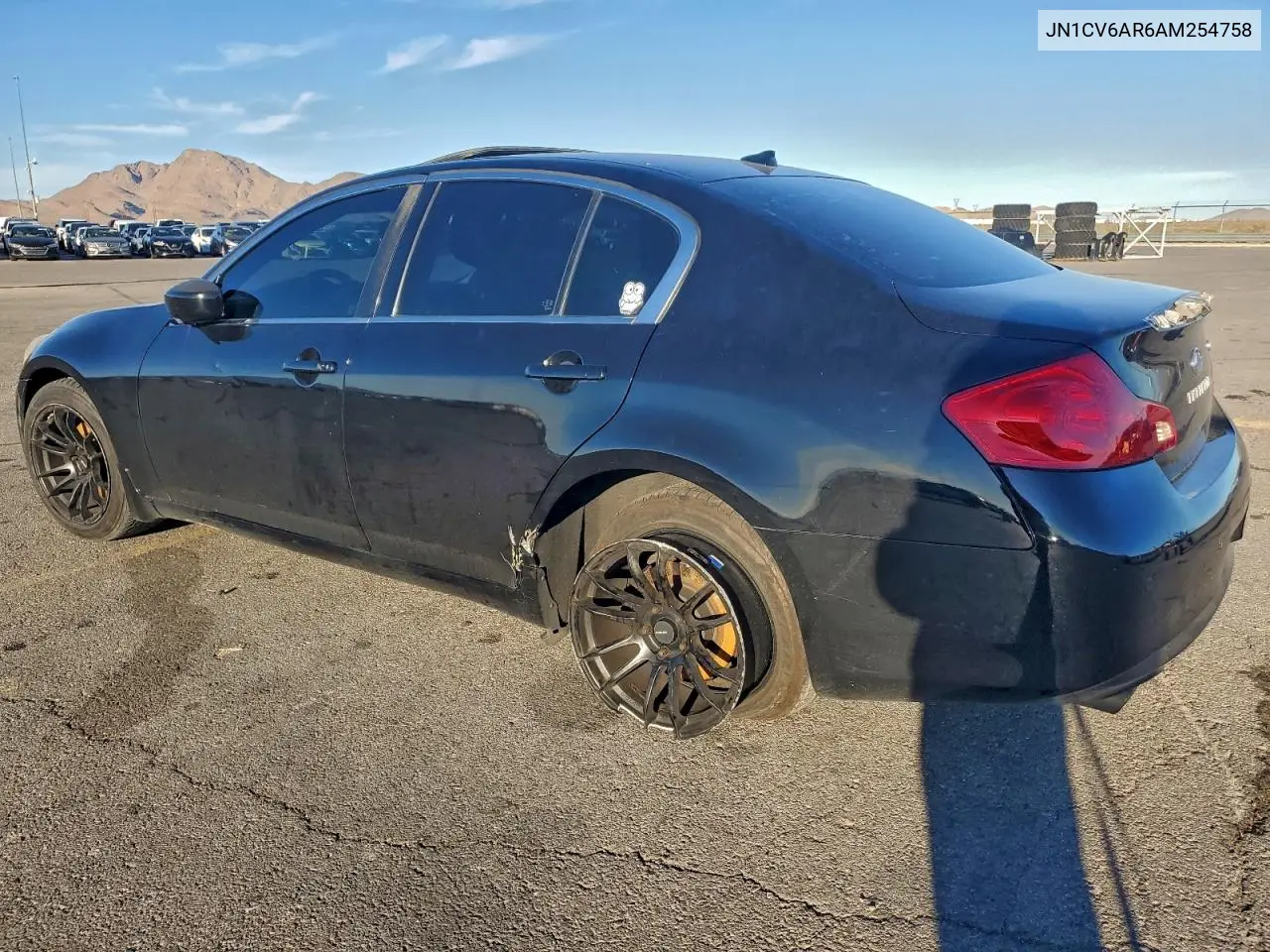 JN1CV6AR6AM254758 2010 Infiniti G37