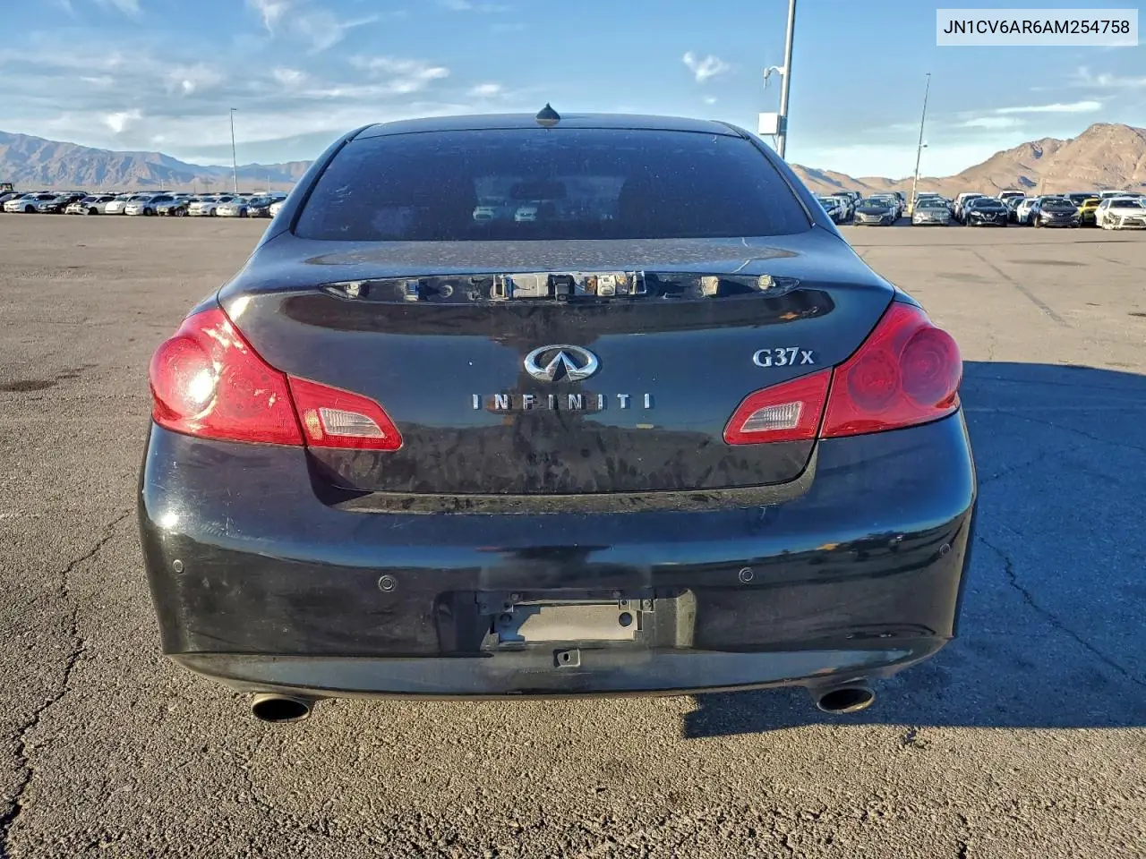 JN1CV6AR6AM254758 2010 Infiniti G37