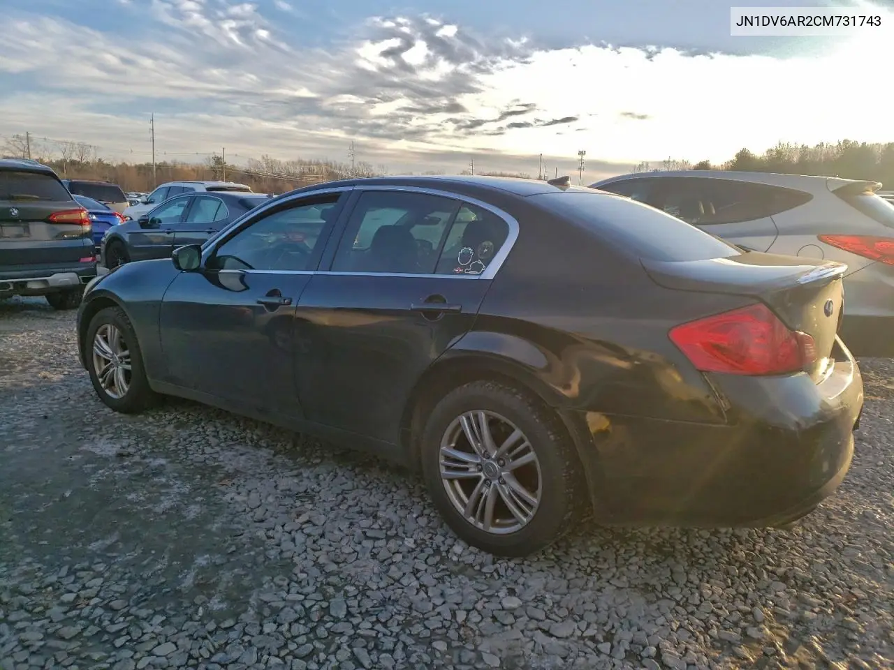 JN1DV6AR2CM731743 2012 Infiniti G25