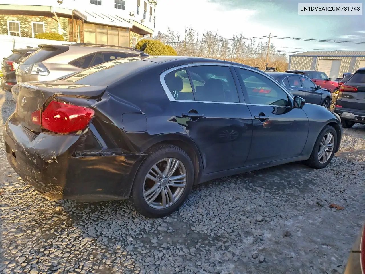 JN1DV6AR2CM731743 2012 Infiniti G25