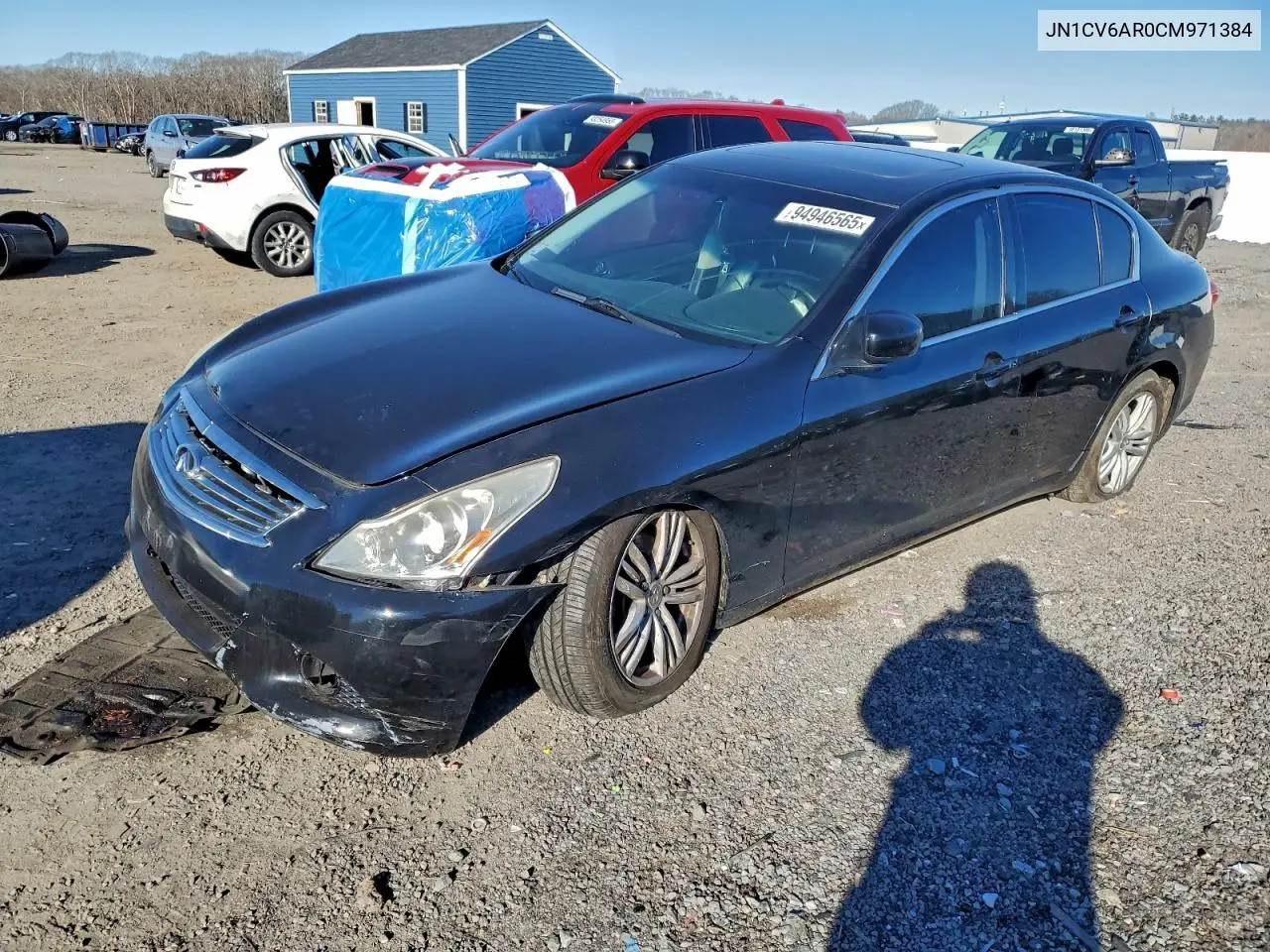 JN1CV6AR0CM971384 2012 Infiniti G37 Sedan X