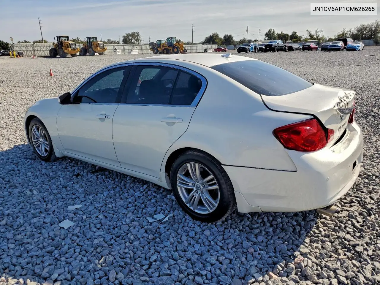 JN1CV6AP1CM626265 2012 Infiniti G37 Base
