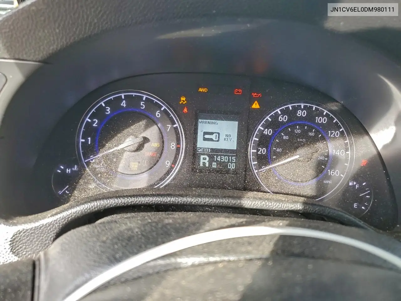 JN1CV6EL0DM980111 2013 Infiniti G37
