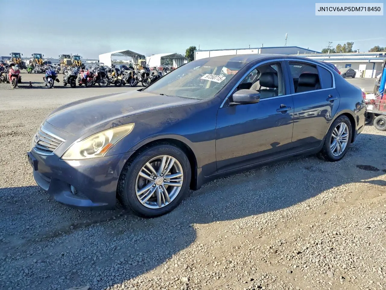 JN1CV6AP5DM718450 2013 Infiniti G37 Base