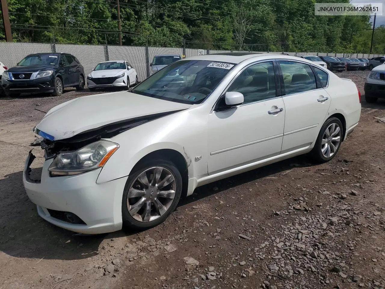 2006 Infiniti M35 Base VIN: JNKAY01F36M262451 Lot: 52163576
