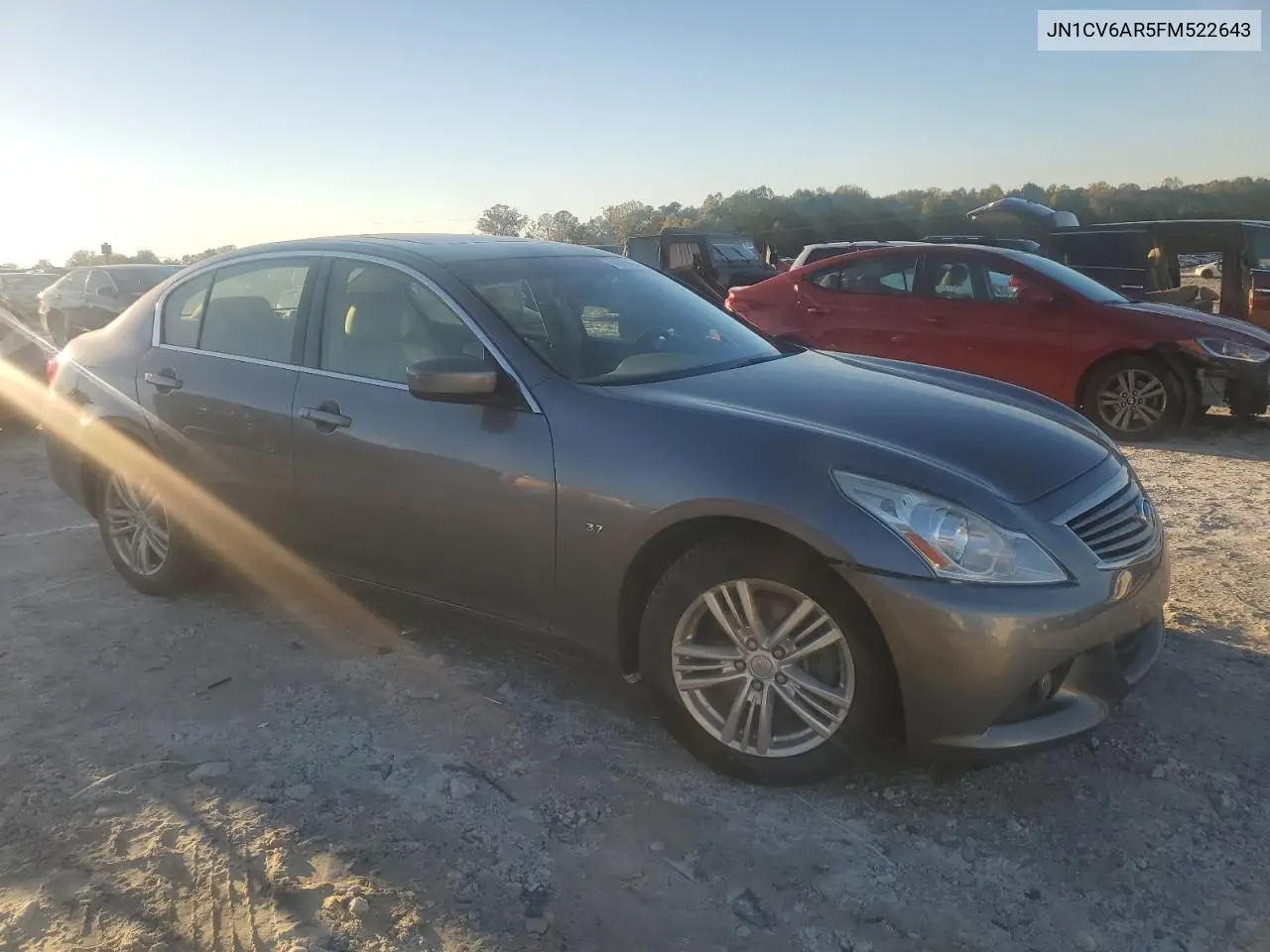 JN1CV6AR5FM522643 2015 Infiniti Q40