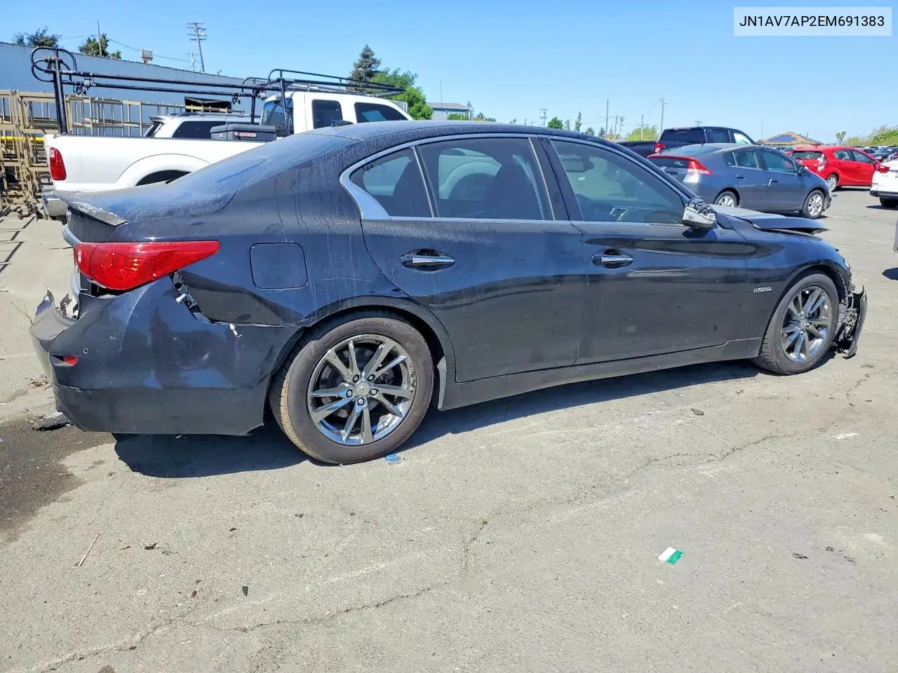 JN1AV7AP2EM691383 2014 Infiniti Q50 Hybrid Premium