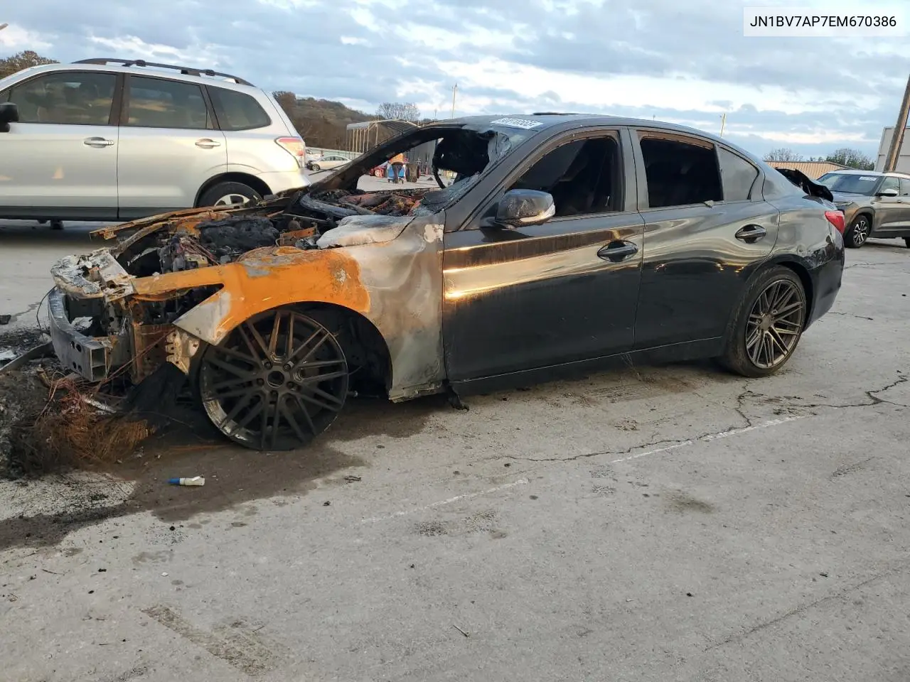 JN1BV7AP7EM670386 2014 Infiniti Q50 Base