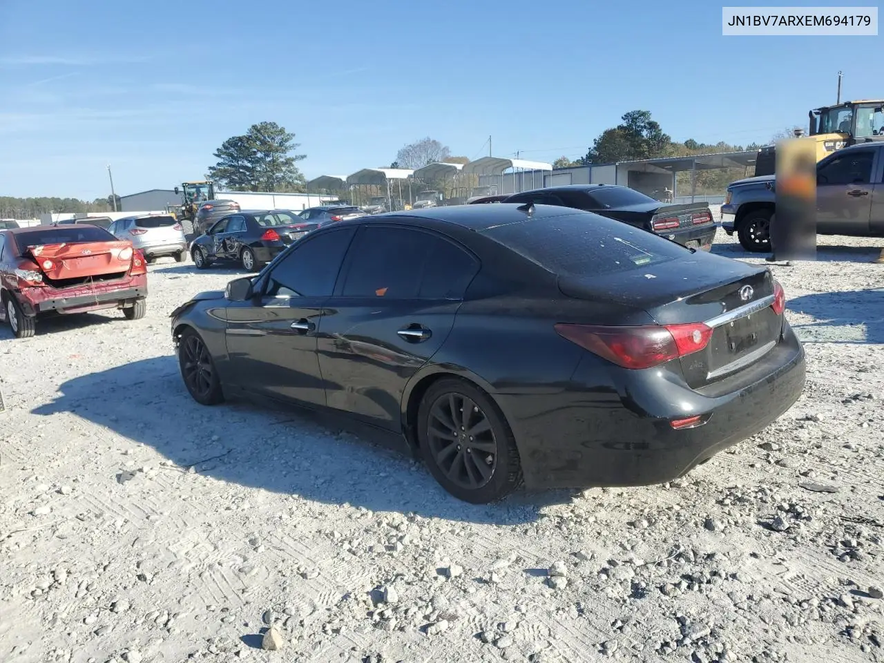 JN1BV7ARXEM694179 2014 Infiniti Q50 Base