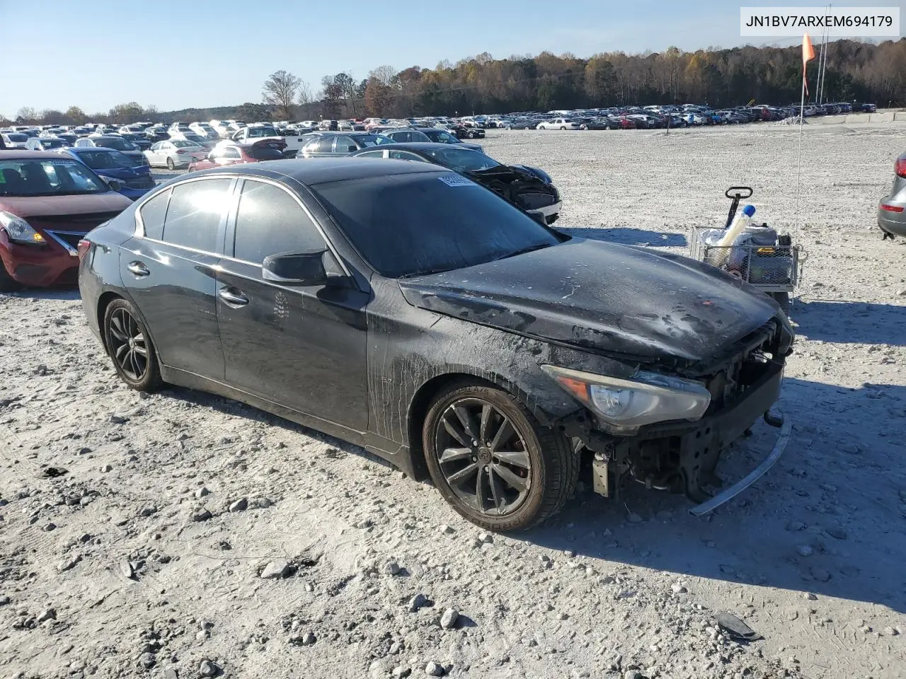 JN1BV7ARXEM694179 2014 Infiniti Q50 Base