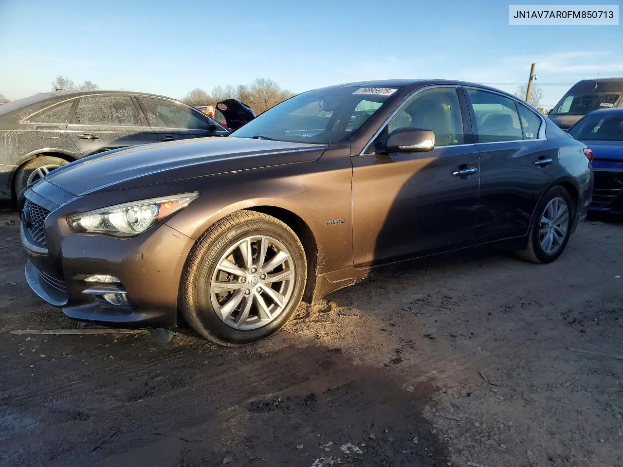 JN1AV7AR0FM850713 2015 Infiniti Q50 Hybrid Premium