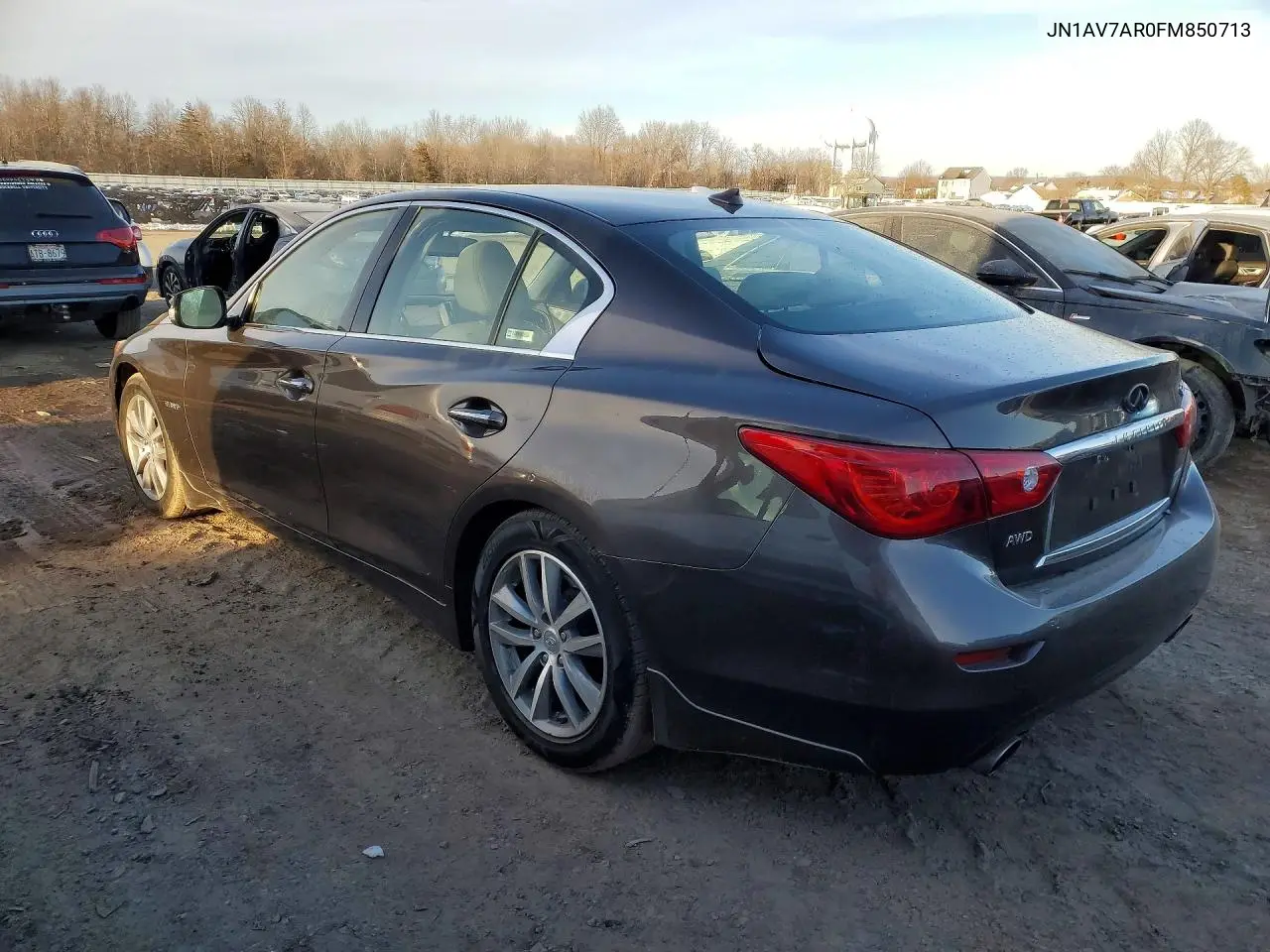 JN1AV7AR0FM850713 2015 Infiniti Q50 Hybrid Premium