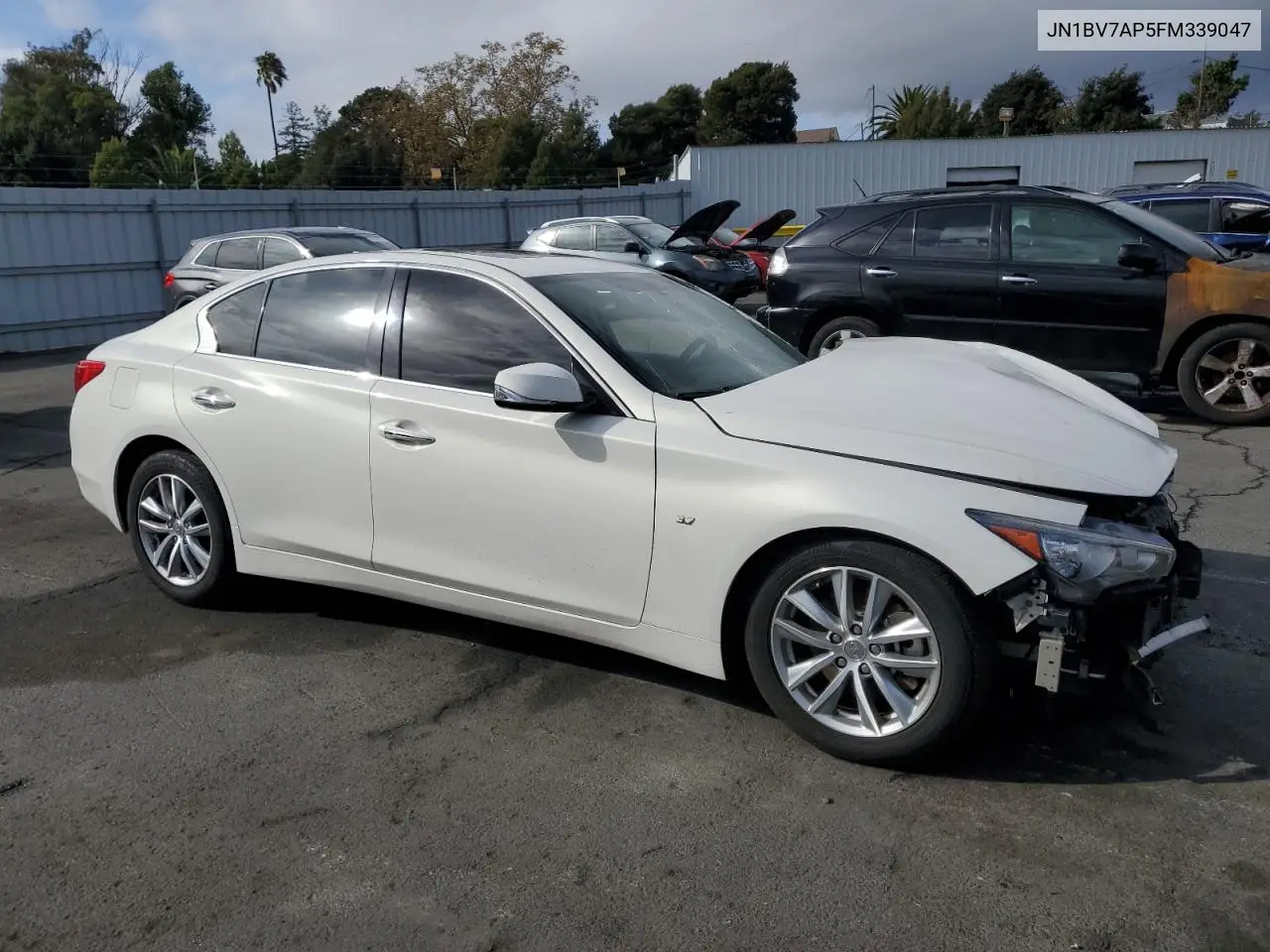 JN1BV7AP5FM339047 2015 Infiniti Q50 Base