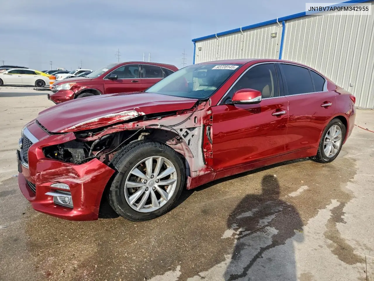 JN1BV7AP0FM342955 2015 Infiniti Q50 Base