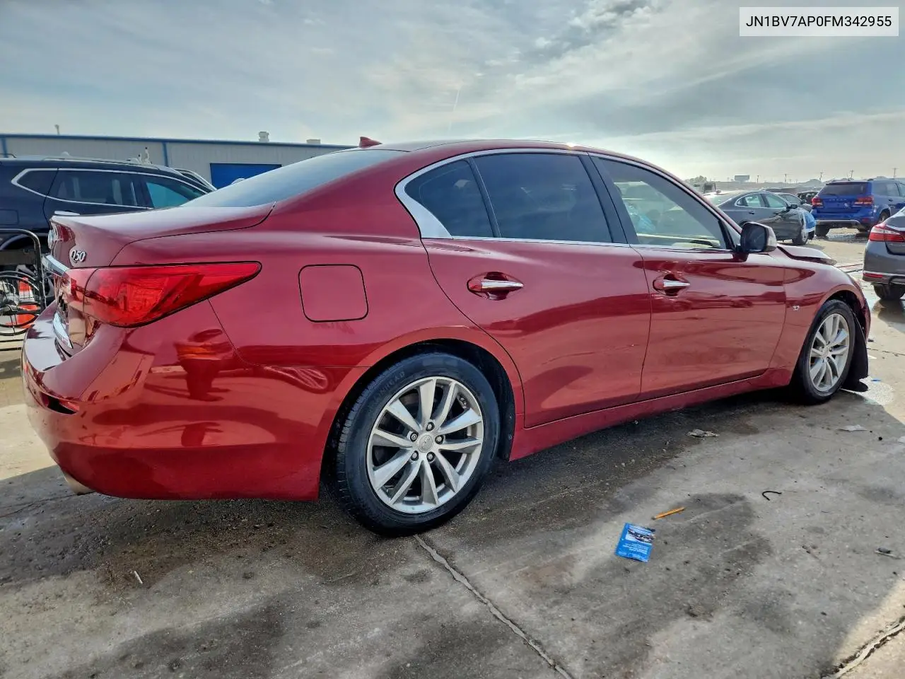 JN1BV7AP0FM342955 2015 Infiniti Q50 Base