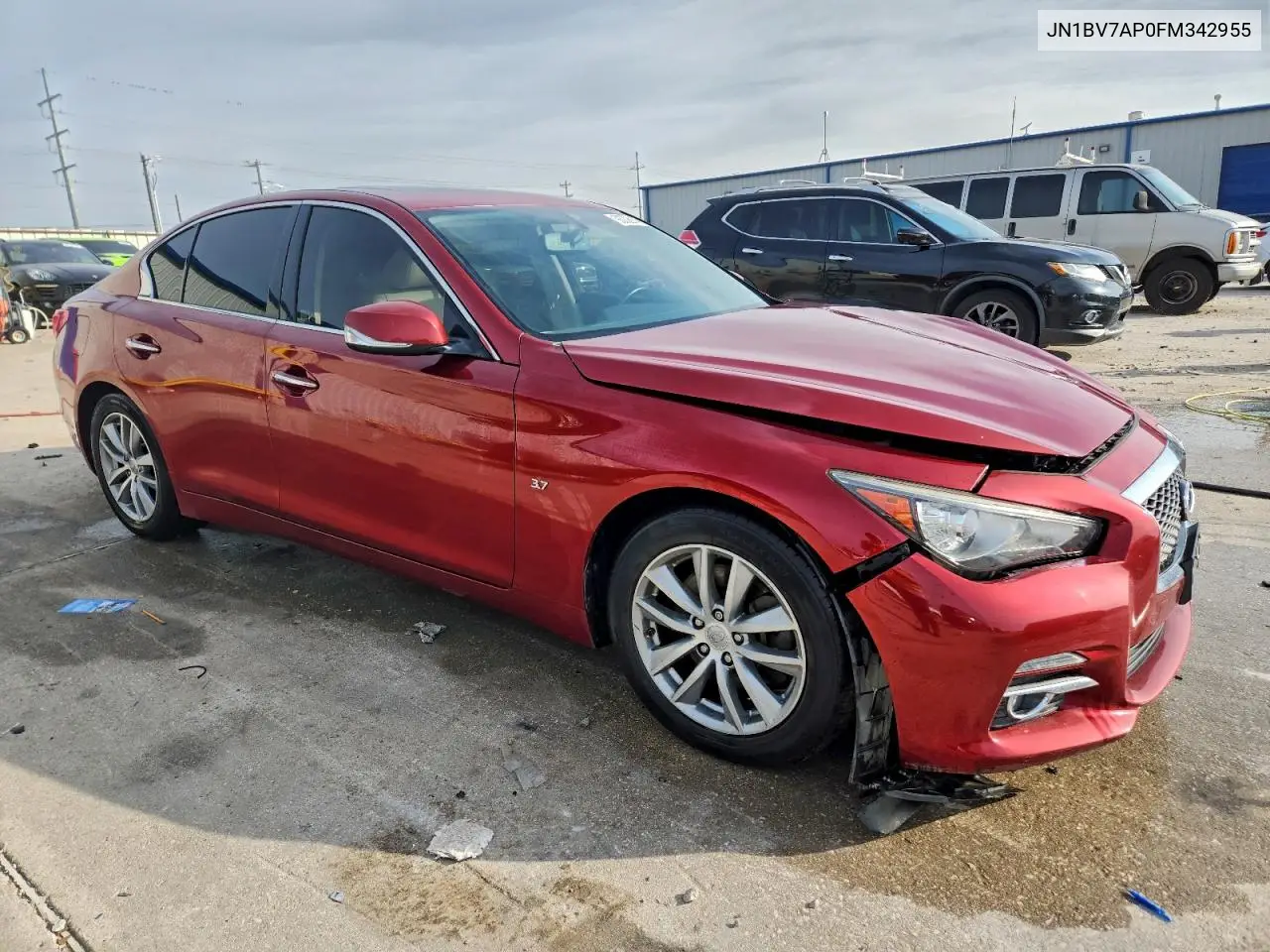 JN1BV7AP0FM342955 2015 Infiniti Q50 Base