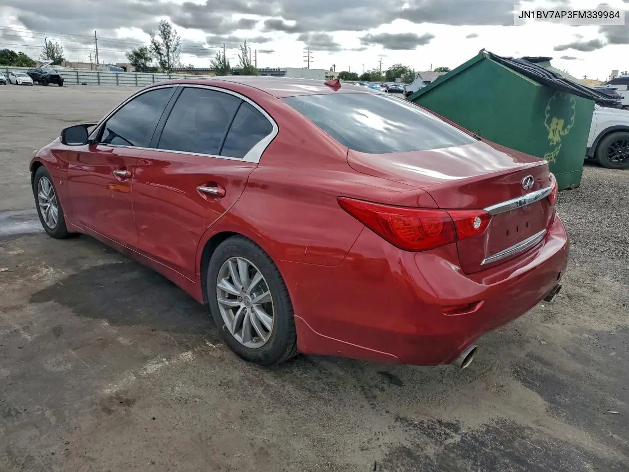 JN1BV7AP3FM339984 2015 Infiniti Q50 Base