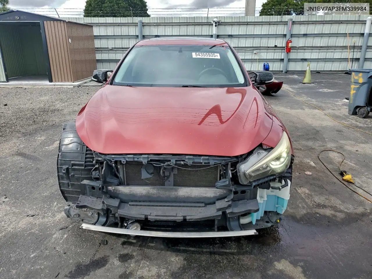 JN1BV7AP3FM339984 2015 Infiniti Q50 Base