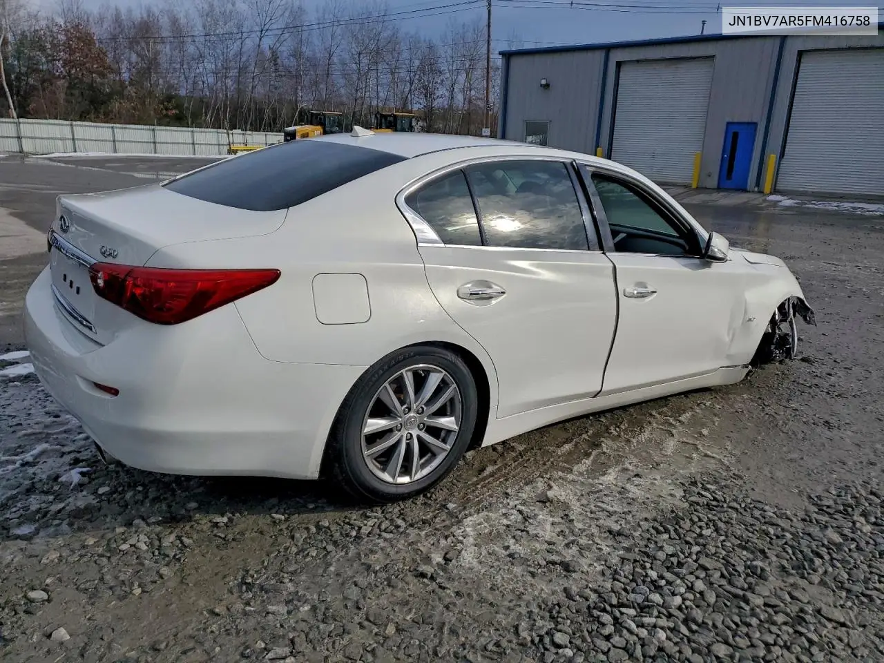 JN1BV7AR5FM416758 2015 Infiniti Q50 Base