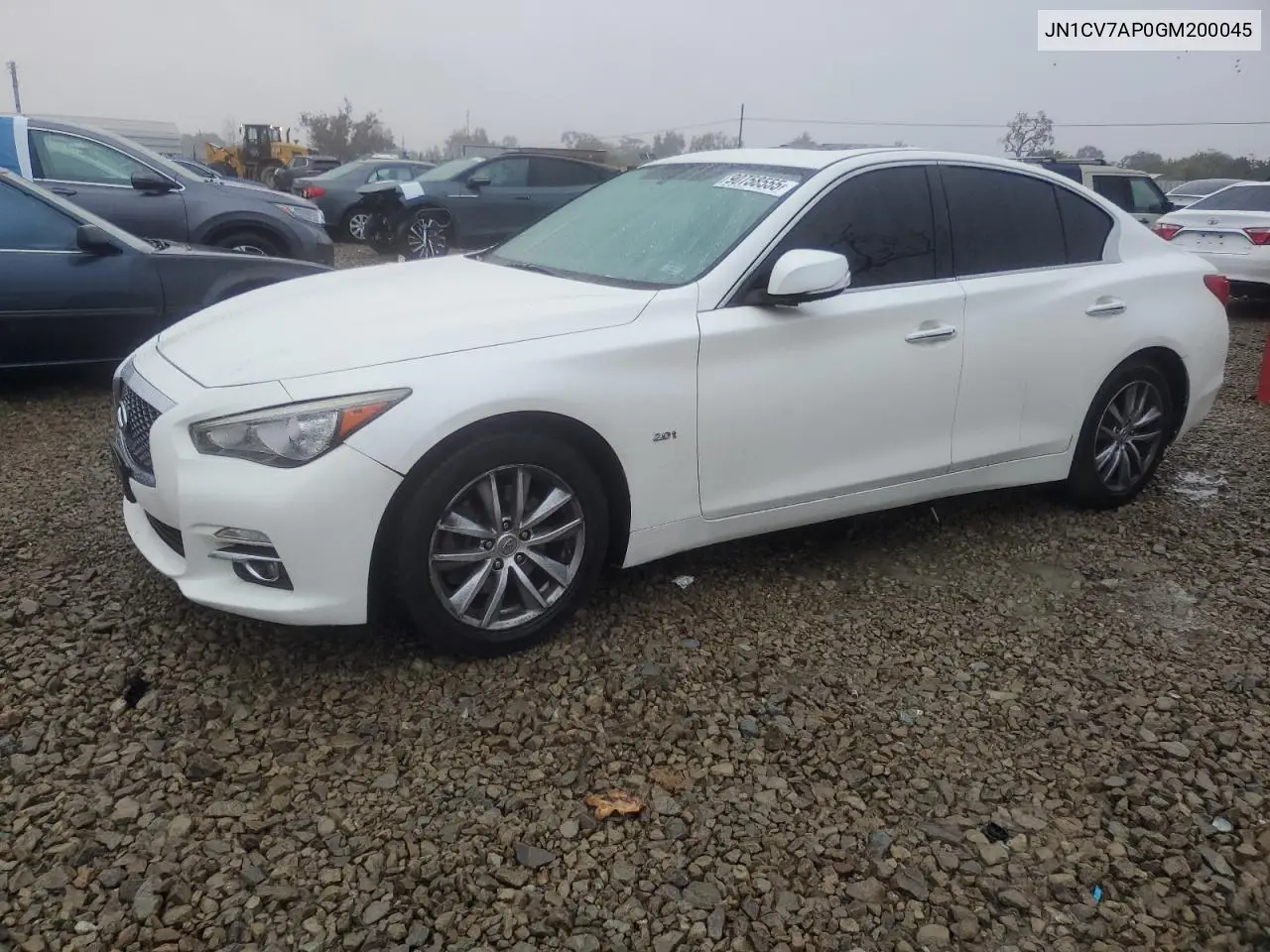 JN1CV7AP0GM200045 2016 Infiniti Q50 Base