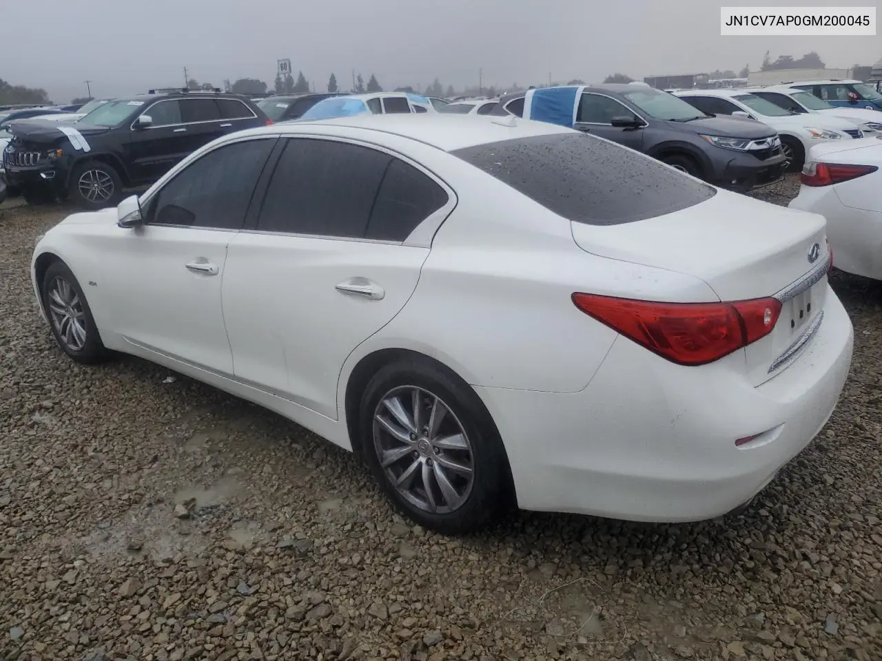 JN1CV7AP0GM200045 2016 Infiniti Q50 Base