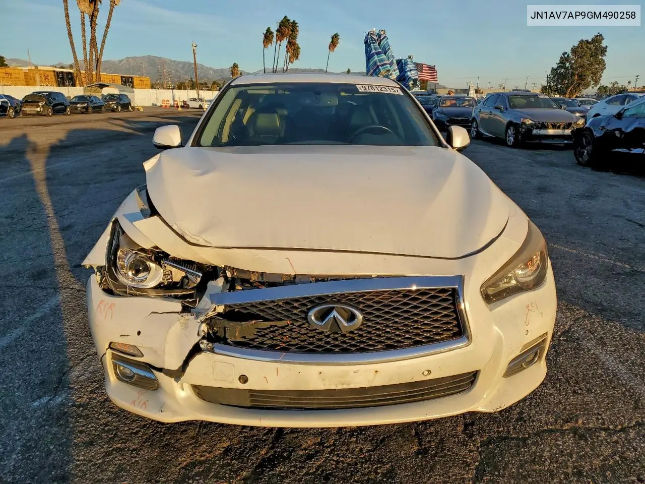 JN1AV7AP9GM490258 2016 Infiniti Q50 Hybrid