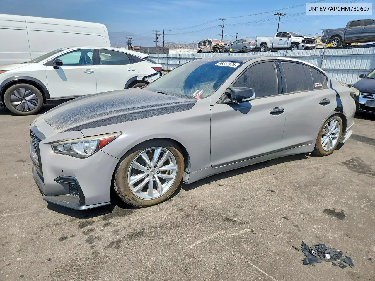 JN1EV7AP0HM730607 2017 Infiniti Q50 3.0T Premium