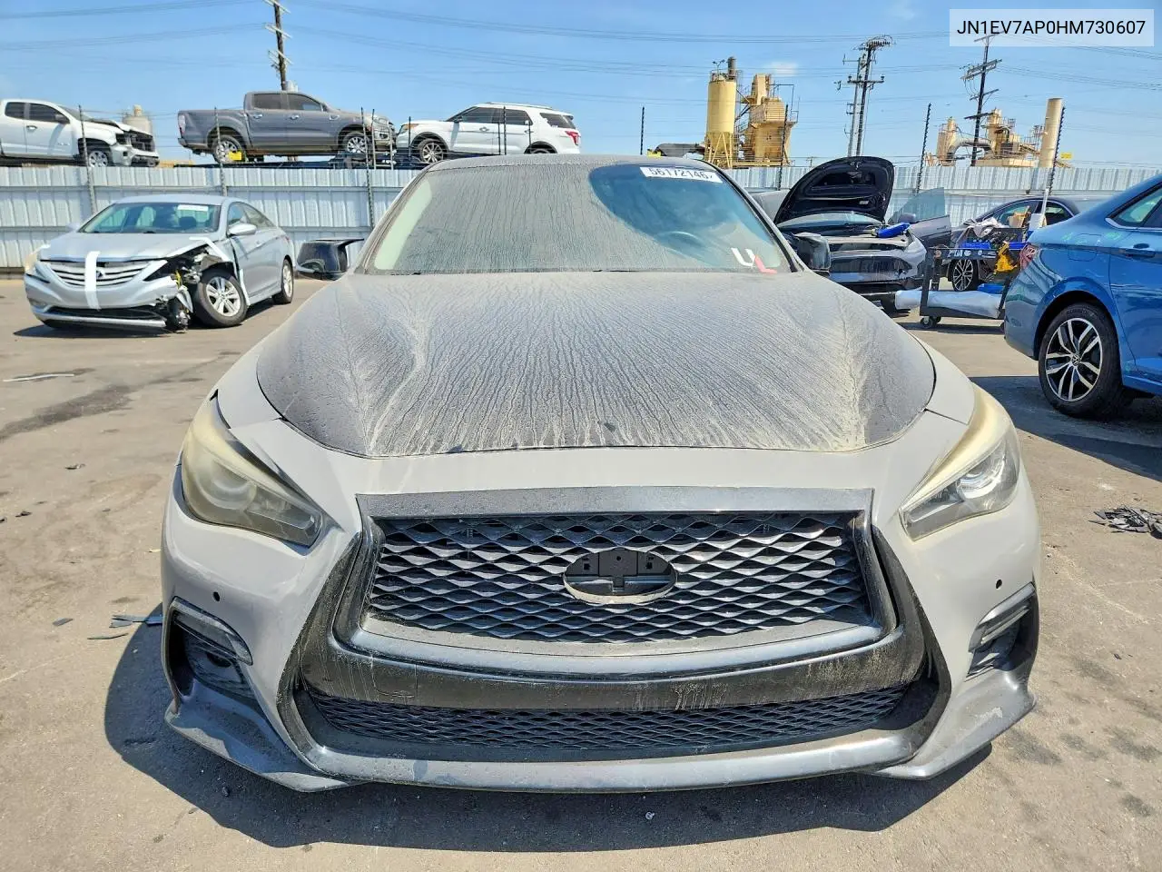 JN1EV7AP0HM730607 2017 Infiniti Q50 3.0T Premium