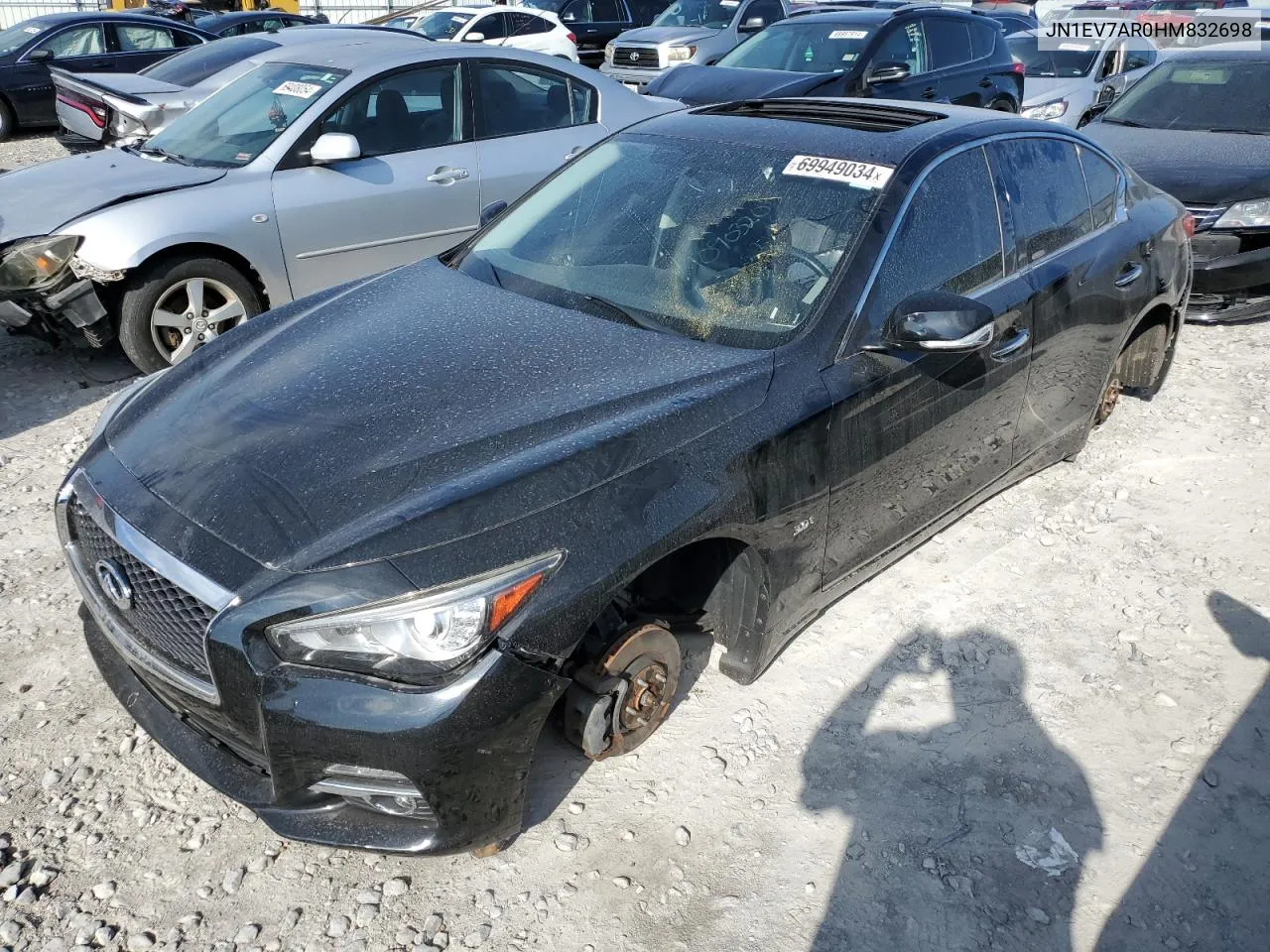 JN1EV7AR0HM832698 2017 Infiniti Q50 Premium