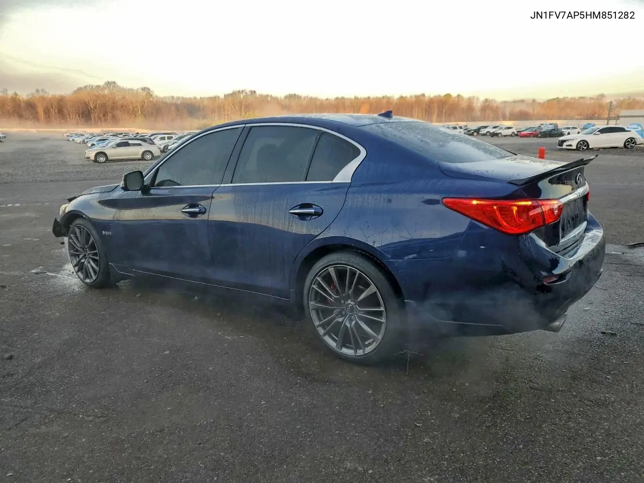JN1FV7AP5HM851282 2017 Infiniti Q50 Red Sport 400
