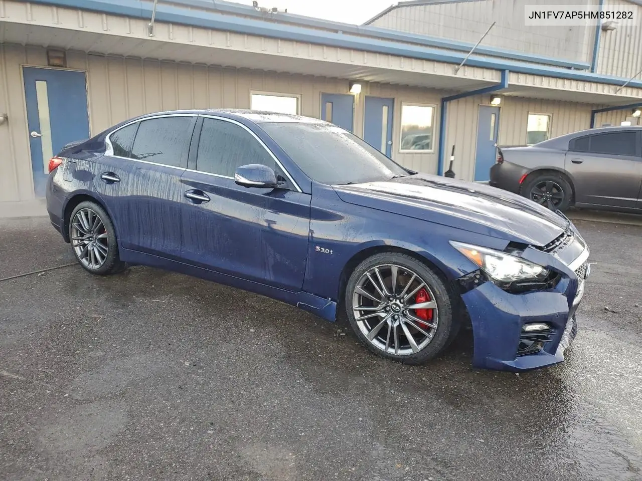 JN1FV7AP5HM851282 2017 Infiniti Q50 Red Sport 400