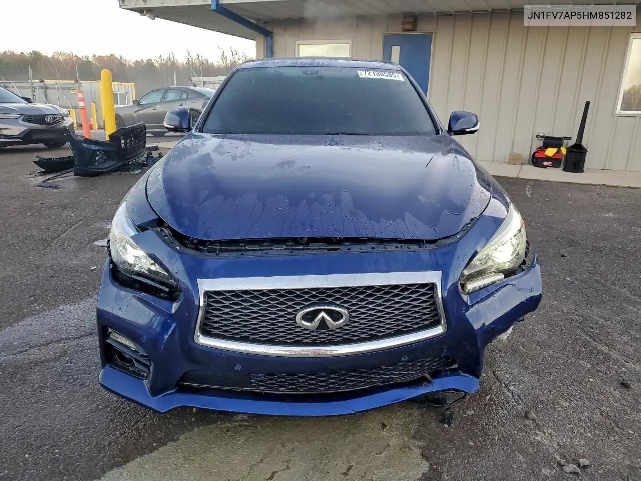 JN1FV7AP5HM851282 2017 Infiniti Q50 Red Sport 400