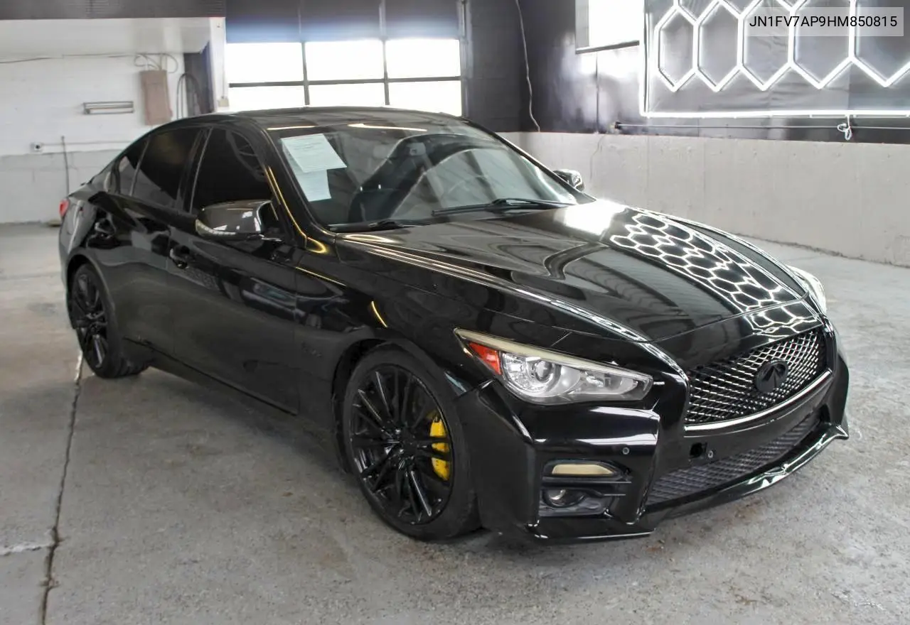 JN1FV7AP9HM850815 2017 Infiniti Q50 Red Sport 400