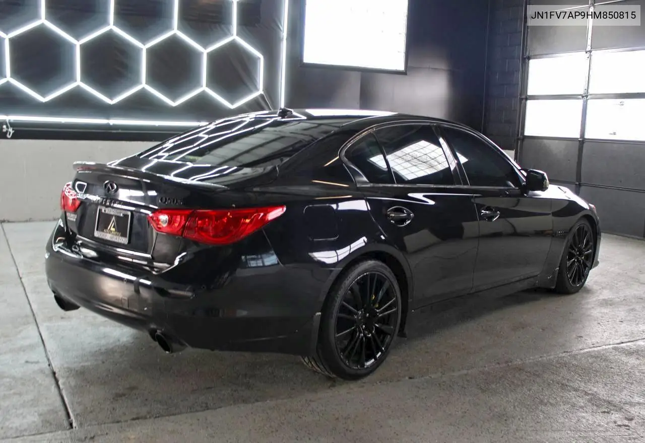 JN1FV7AP9HM850815 2017 Infiniti Q50 Red Sport 400