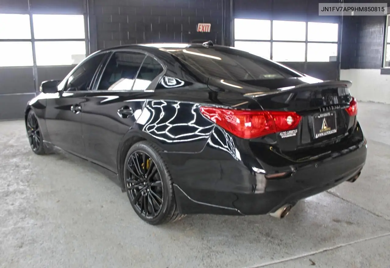 JN1FV7AP9HM850815 2017 Infiniti Q50 Red Sport 400